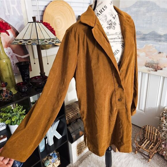 Vtg Harve Bernard Velour Feel Causual Button Front Shirt. - Picture 13 of 14